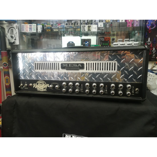 Mesa Boogie Dual Rectifier Solo Head 100 2nd w/Footswitch e Cover